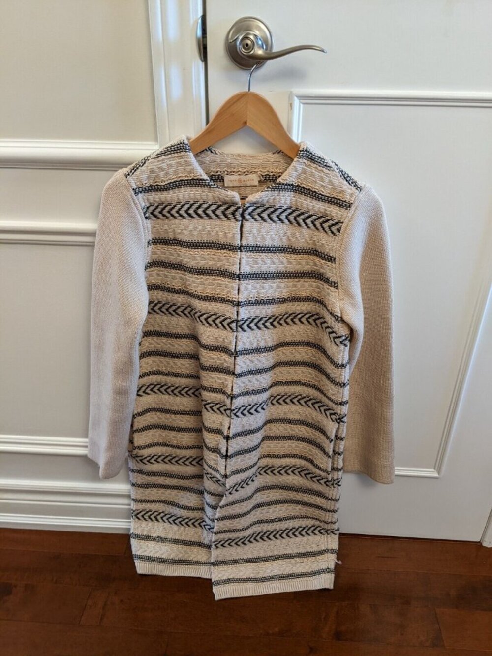 Tory Burch wool cardigan sweater coat size small